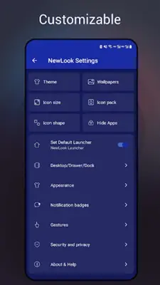 Newlook Launcher - Galaxy Star android App screenshot 1